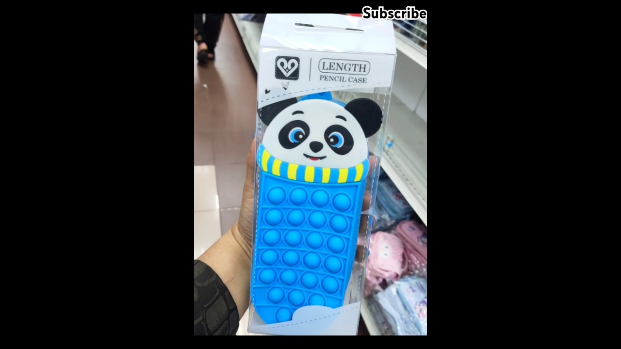🌹Cutest Silicone Pencil Case 🌷✨🎀🐼🐻#pencilcase #stationery #stationary #silicone  #schoolsupplies
