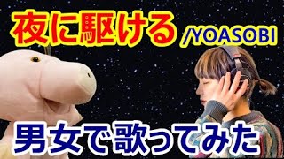 夜に駆ける ピアノアレンジ 歌ってみた YOASOBI yorunikakeru【Coverd by とんとん×晴レ】