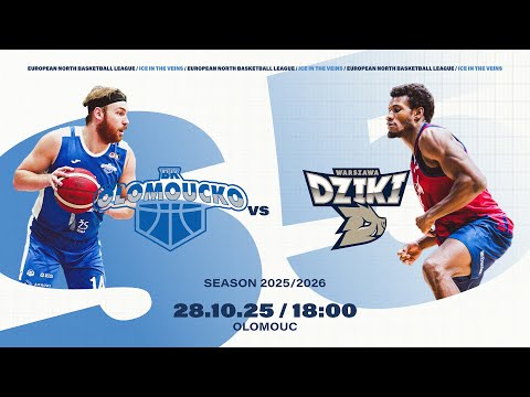 BK Olomoucko v Dziki Warszawa | Oct 28, 2025, 6:00 PM | ENBLeague 2025/26