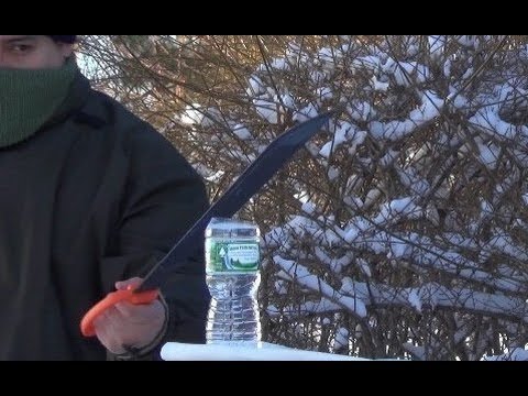 Sharpening A $30 Machete, Ontario 22 Inch Heavy Duty Machete Video