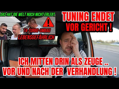 Turbo-Gockel - Tuning Ends in Court! Me as a WITNESS! Why are SO many dying?