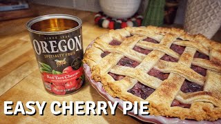 How to Make Easy Homemade Cherry Pie | Pie Recipe Using Canned Cherries