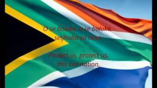 South African National Anthem - &quot;Nkosi Sikelel&#39; iAfrika&quot; (XH/ZU/ST/AF/EN)