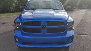 New Hydro Blue Pearl Ram Classic Express 1500 Crew Cab Truck