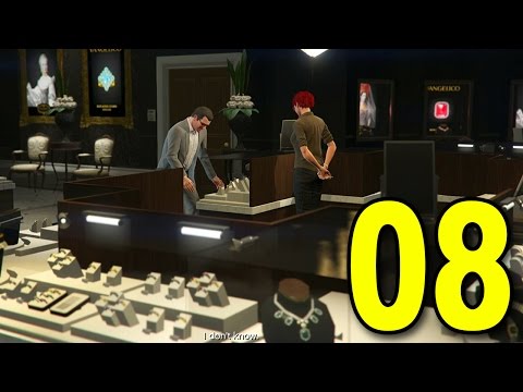 Grand Theft Auto V First Person - Part 8 - Scouting for Robbery (Walkthrough / Next Gen Gameplay)