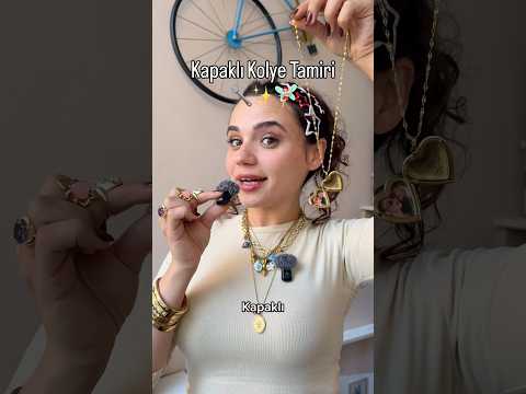 Çelik kapaklı kolyelerini bu şekilde tamir edebilirsin 🧚🏻‍♀️