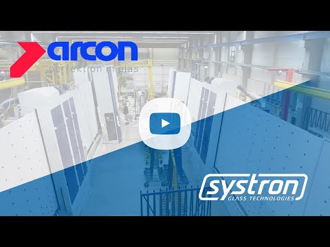 systron Line with glass seamer es1 & proHD processing centre - Arcon Flach und Sicherheitsglas GmbH