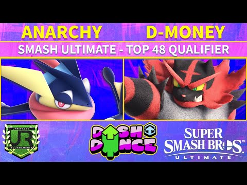 Dash Dance TOP 48 QUALIFIER - Anarchy (Greninja) vs D-Money (Incineroar) - Smash Ultimate