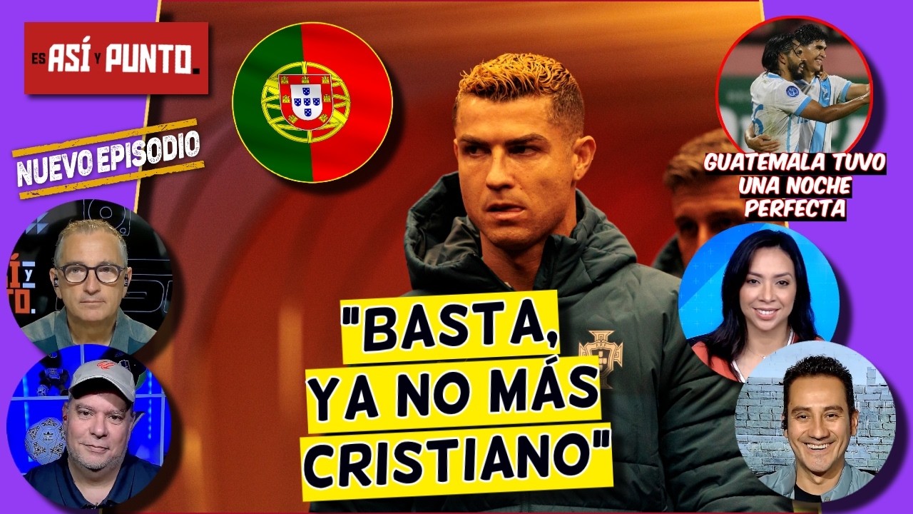 CRISTIANO RONALDO ESTORBA a la SELECCIÓN de PORTUGAL: Su REALIDAD es ser SUPLENTE | Es Así y Punto