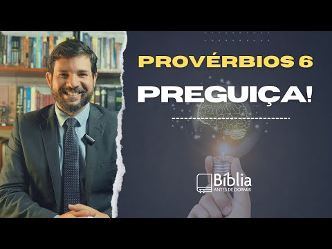 Provérbios 6 – Fuja da Preguiça e da Maldade | Pr Victor Soares
