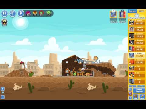 Angry Birds Friends week 184 level 3 no power 155k