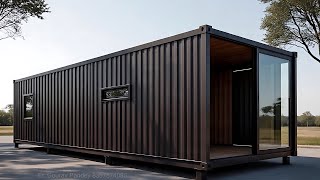 20 Foot Shipping Container House - Cozy Small Cabin