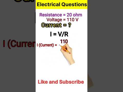 How to find Current value | resistance, Voltage, Current | shorts | viral | Electrical formula