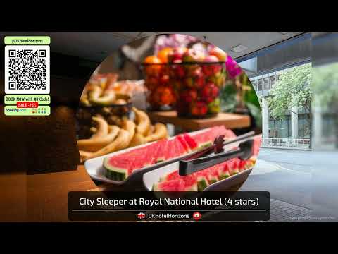 City Sleeper at Royal National Hotel | London, United Kingdom | Hotel Review ⭐