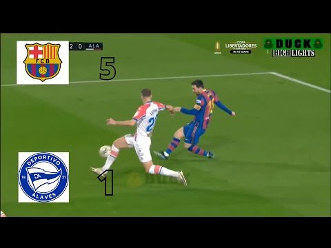 Barcelona VS Alaves | all goals and highlights extended | HD