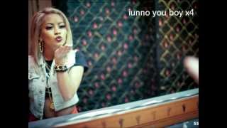 Honey Cocaine - Iunno You Lyrics on Screen