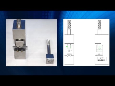 ASTM.B0406.10 - THREE POINT TRANSVERSE RUPTURE STRENGTH FIXTURE (SS)