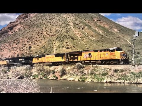 8 Locomotives Move Union Pacific Freight Train, Trains With DPU, 4 Utah Trains & Inspection Train! Video