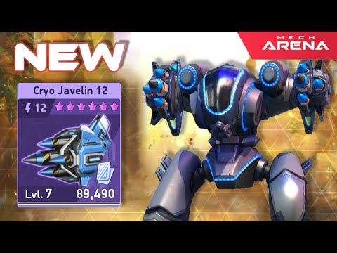 NEW Weapon CRYO Javelin 12 | It's WORTH to find a referrals! | Cheetah Gameplay | Mech Arena