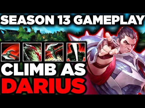 High Elo Darius Gameplay Season 13  - Darius Gameplay Guide - How to Play Darius