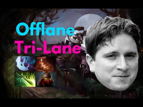 Arteezy Luna Offlane Aggressive Tri Lane Dota 2