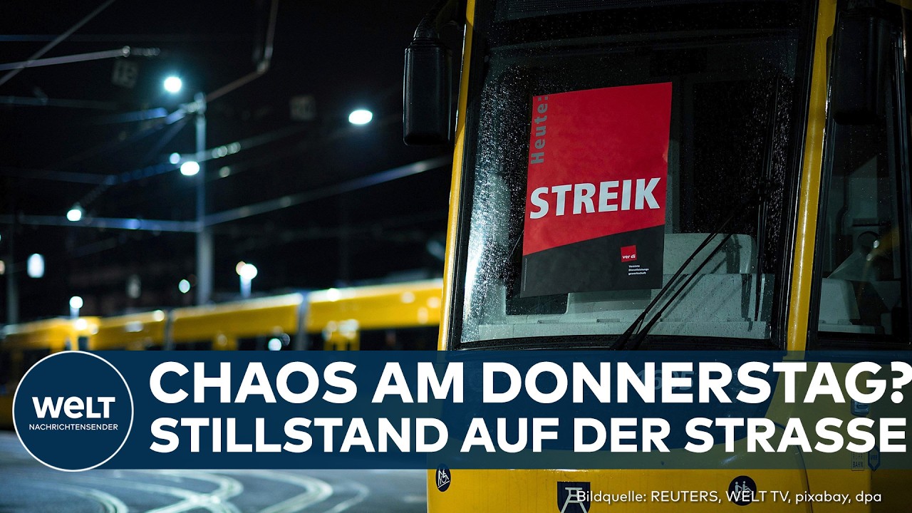 WARNSTREIK! Chaos am Donnerstag? Großer Nahverkehrs-Streik trifft Millionen Pendler