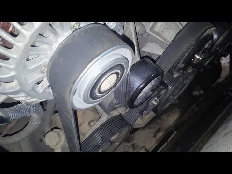 PORTER II Fan belt installation of Hyundai truck D4CB