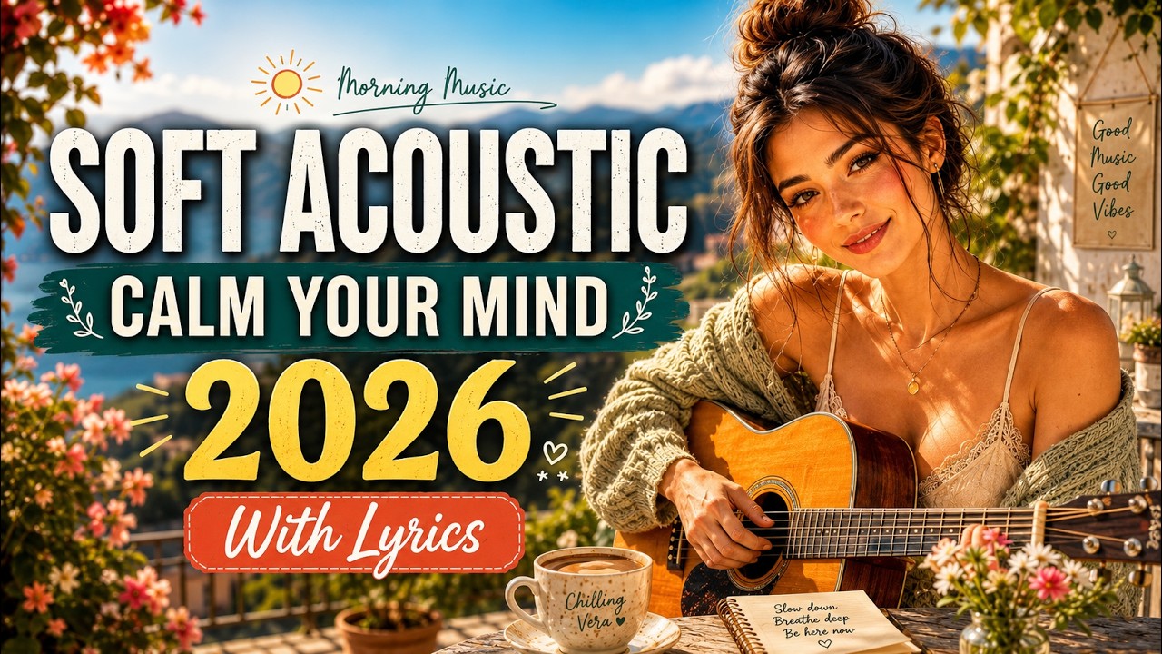 Soft Acoustic Songs with Lyrics 2026 🌞 Morning Music to Calm Your Mind