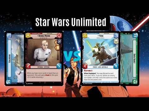 Dedra Colossus vs. Yoda Data Vault | Star Wars Unlimited Gameplay