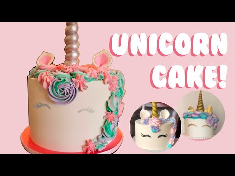 Easy Unicorn Cake Tutorial!