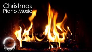 Instrumental Christmas Music &amp; Fireplace 24/7 | Christmas Piano Music