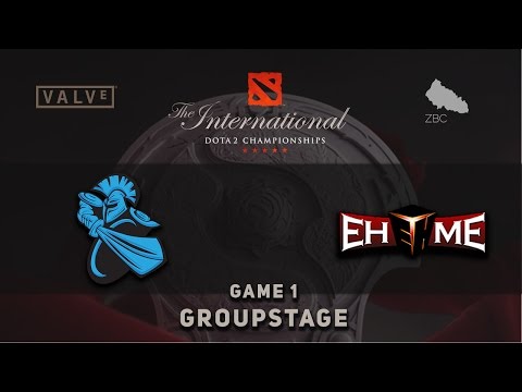 Newbee vs. EHOME - Game 1, Groupstage @ TI6, Dota 2