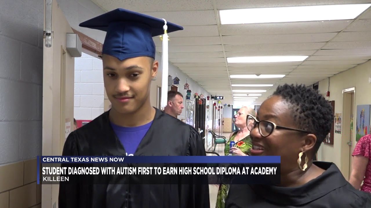 Student diagnosed with autism first to earn diploma at Oak Creek Academy