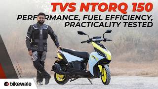 TVS Ntorq 150 Review | Performance, Mileage, Features & Usability Tested | BikeWale I Watch in 4K
