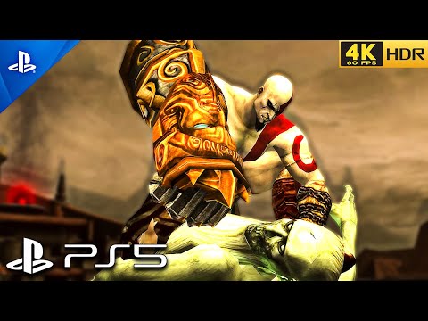 (PS5) GOD OF WAR CHAINS OF OLYMPUS - Kratos vs Charon Boss | ULTRA Graphics Gameplay [4K 60FPS HDR]