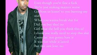 Chris Brown ft.Keven McCall - Quits ( Lyrics on Screen )