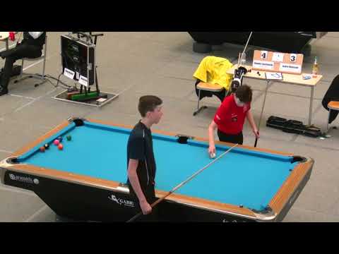 Dennis Laszkowski - Andre Wansner Deutsche Jugend Meisterschaft 2017 m-U17 9-Ball