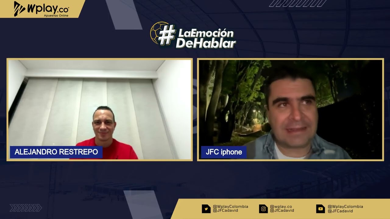 En la Emoción de Hablar, Alejandro Restrepo DT de Ind. Medellín