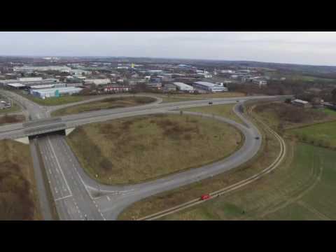 Bundesstraße B404 - Autobahn Ausfahrt und Einfahrt - Panorama Videos Doku aus Germany