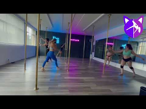Believer Pole Dance Routine - Blue Purple Level at Pole Kitty Fitness Term 1