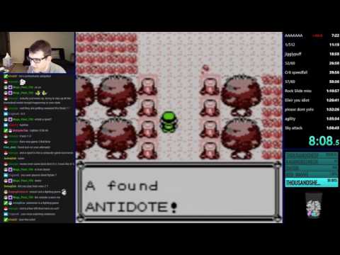Pokemon Red Glitchless in 1:54:38