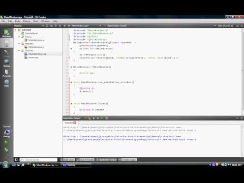 Qt Tutorial #2 -forms and files