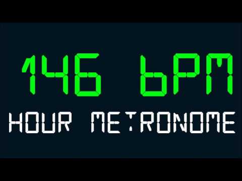 146 BPM (Beats Per Minute) Hour Metronome