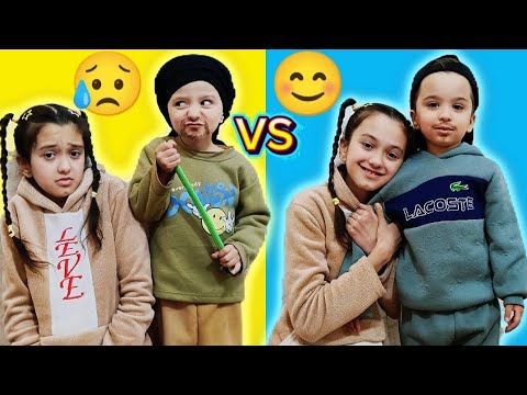 الأب الطيب ضد الأب السئ!! منار واخوانها 