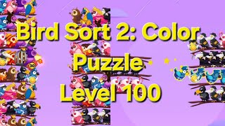Bird Sort 2: Color Puzzle - Level 100