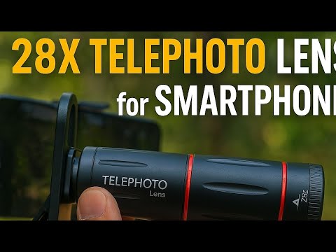 28X Telephoto Zoom Lens for Smartphone – Real World Test!