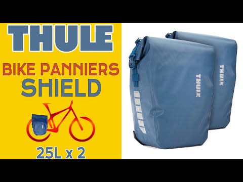 J'installe une Paire de Sacoches Arrières Thule Shield 25L sur mon VTT