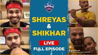 Shreyas Iyer & Shikhar Dhawan - Full Interaction on InstagramLIVE