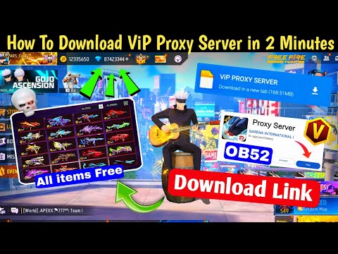 New 0B52 ViP Proxy ☠️🔥How To Download Proxy Server Free Fire || Proxy Server Kaise Download Karen