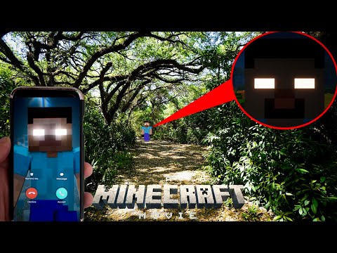 HEROBRINE TI CHIAMA NELLA VITA REALE, SCAPPA!! | FILM DI MINECRAFT